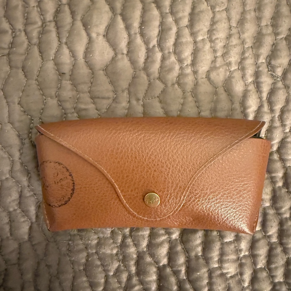 Ray ban Brown Leather Sunglasses Case